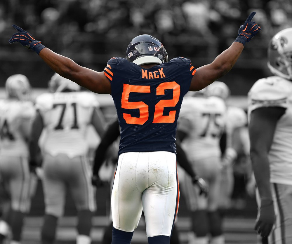 khalil mack monsters of the midway jersey